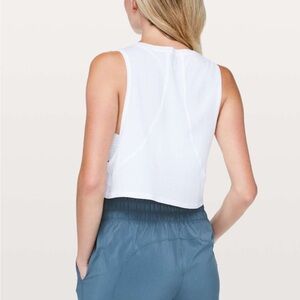 Lululemon Muscle Love Crop Tank White